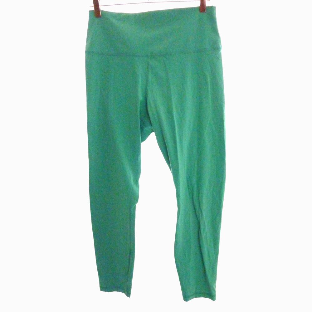Everlane Perform Ankle Leggings Women Large Athleisure Workout Pants Green